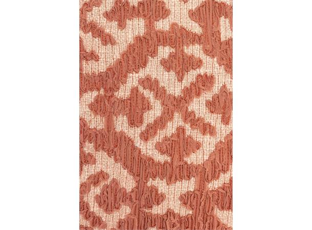 Putetrekk Blushpink bomull Rosamønstret 40x60 