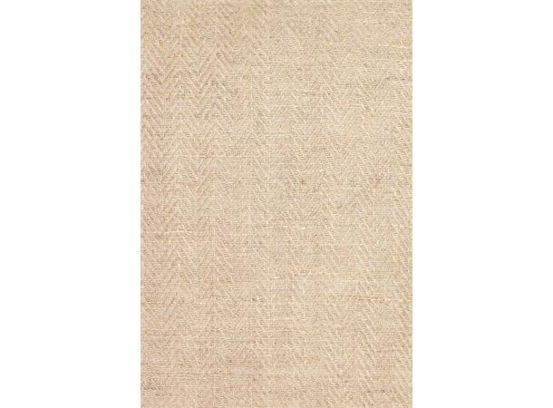 Putetrekk Herringbone lin beige fiskebensvevet 50x50 