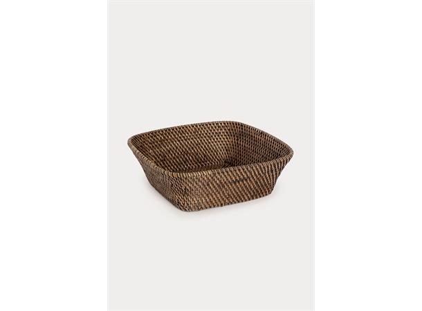 Brødkurv Rattan brun L/B 26 cm 