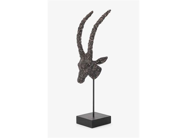 Hjorte gevir Dekorfigur 13x45 cm 
