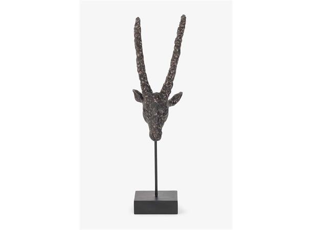 Hjorte gevir Dekorfigur 13x45 cm 