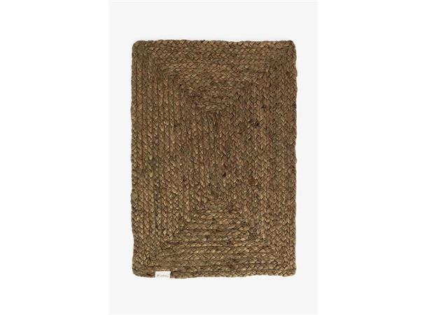 Dekkebrikke rektangulær i jute 35x50 cm Oliven dekkebrikke 35x50 cm 