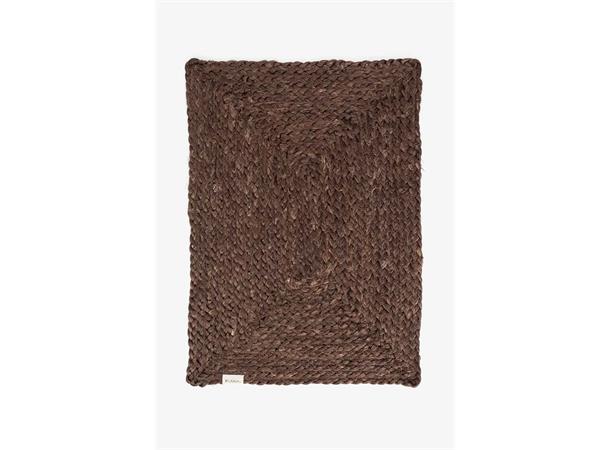 Dekkebrikke rektangulær i jute 35x50 cm Brun dekkebrikke 35x50 cm 